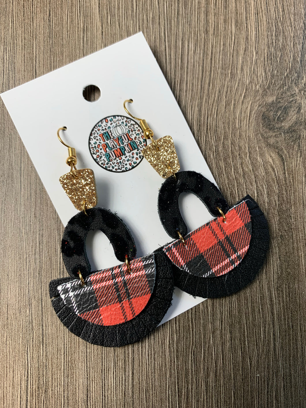 Plaid and Gold Celebration Drops