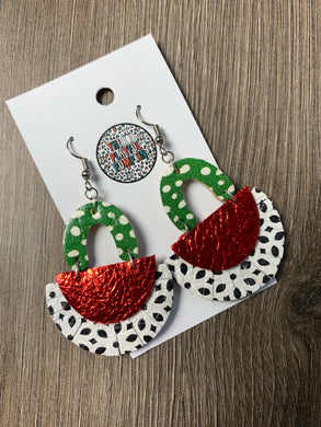 Red Whimsical Christmas Drops
